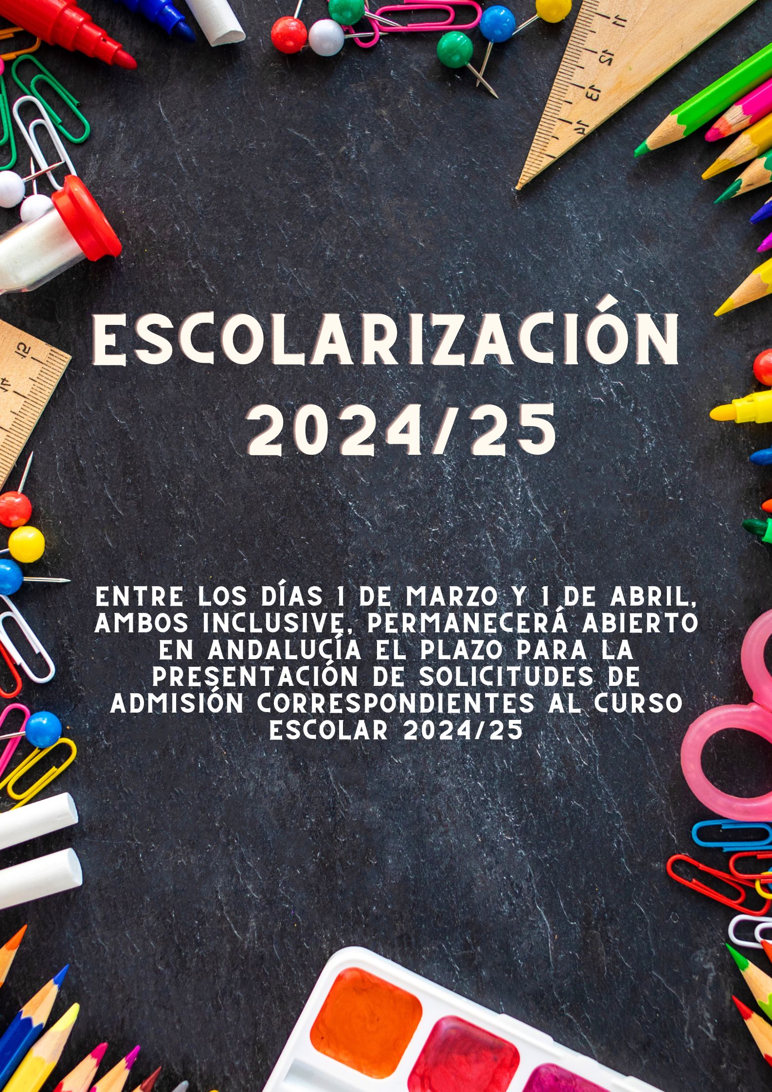 Admision y Escolarizacion Curso 2024/25