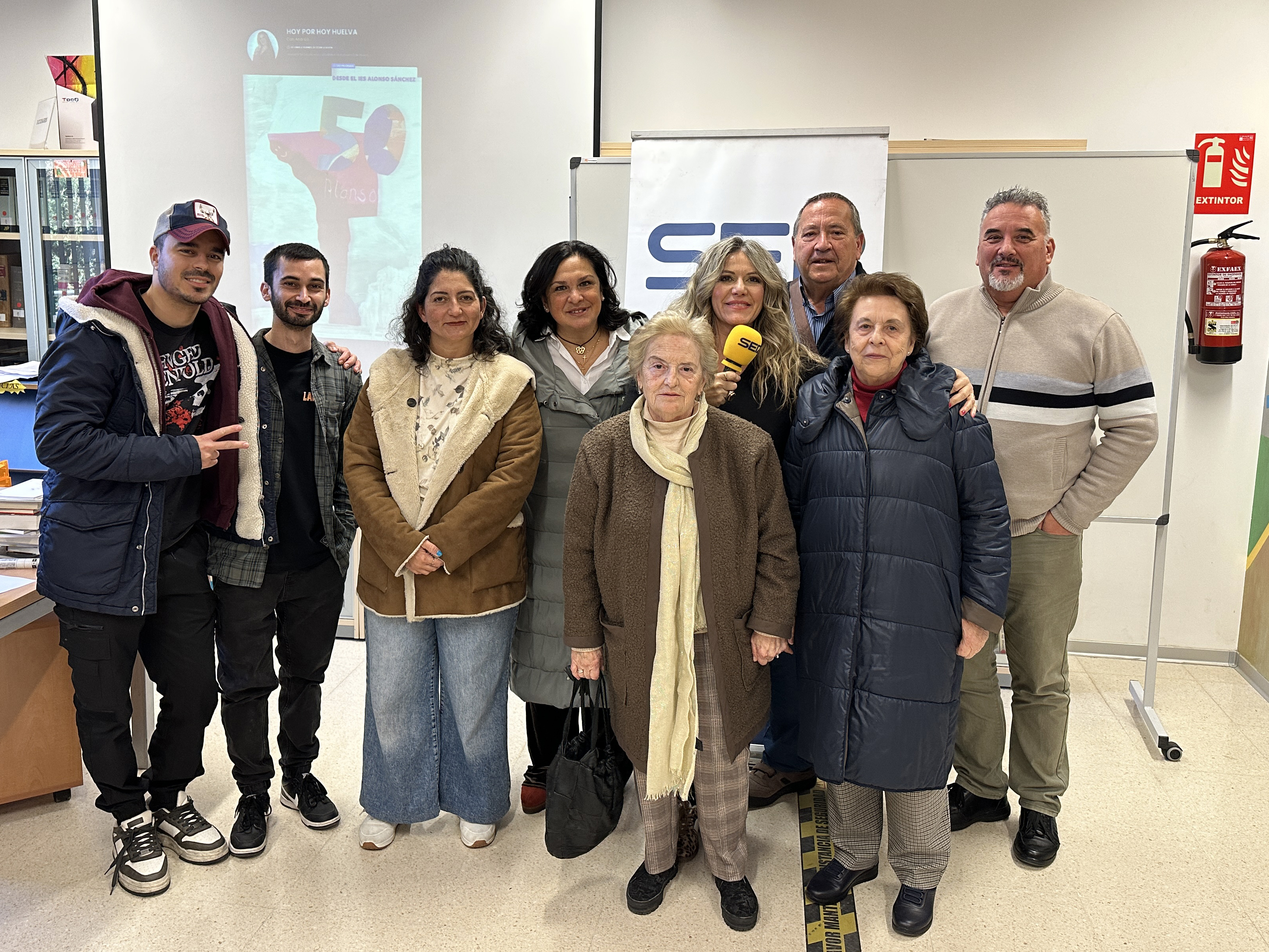 El programa Hoy por Hoy Huelva de la Cadena SER se emite desde nuestro centro