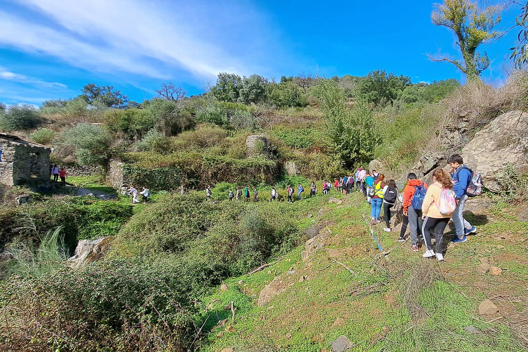 Exploracion geologica por la sierra de Huelva